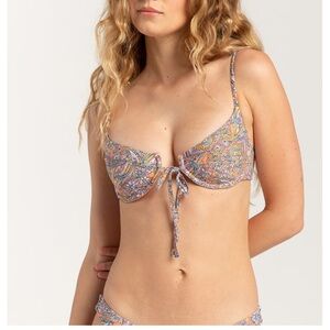 Paisley Bikini Top